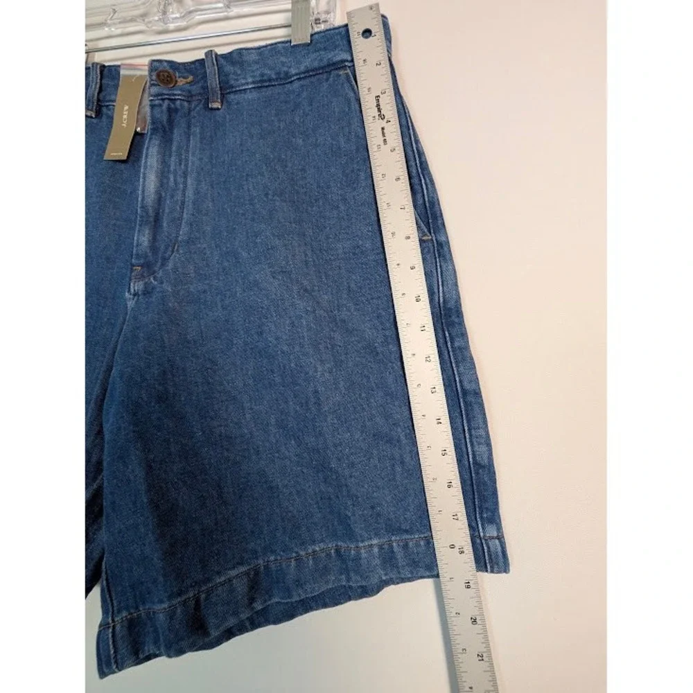 NWT‎ J. Crew Cotton/Linen Denim Shorts Mens 33 (FITS 35) Relaxed 8